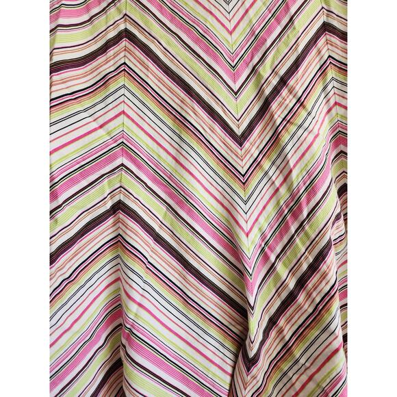 Y2k Tracy Evans Women's Striped Flowy Skirt 7 - Picture 3 of 6